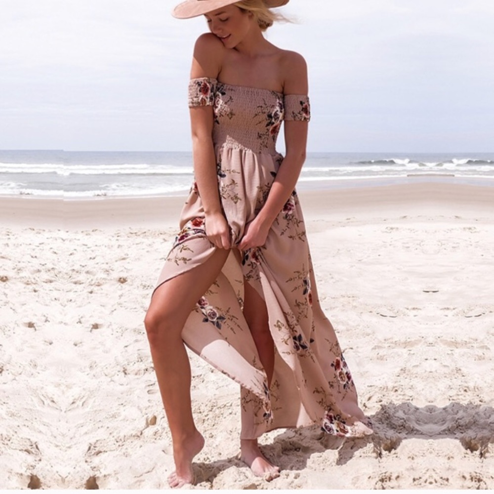 NWOT Off the shoulder floral dress